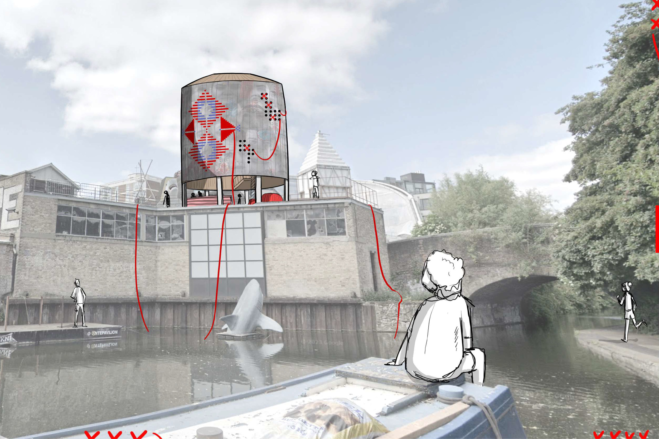 poacea menu knocking on the walls of the tank © michael jabareen & rasha al jundi